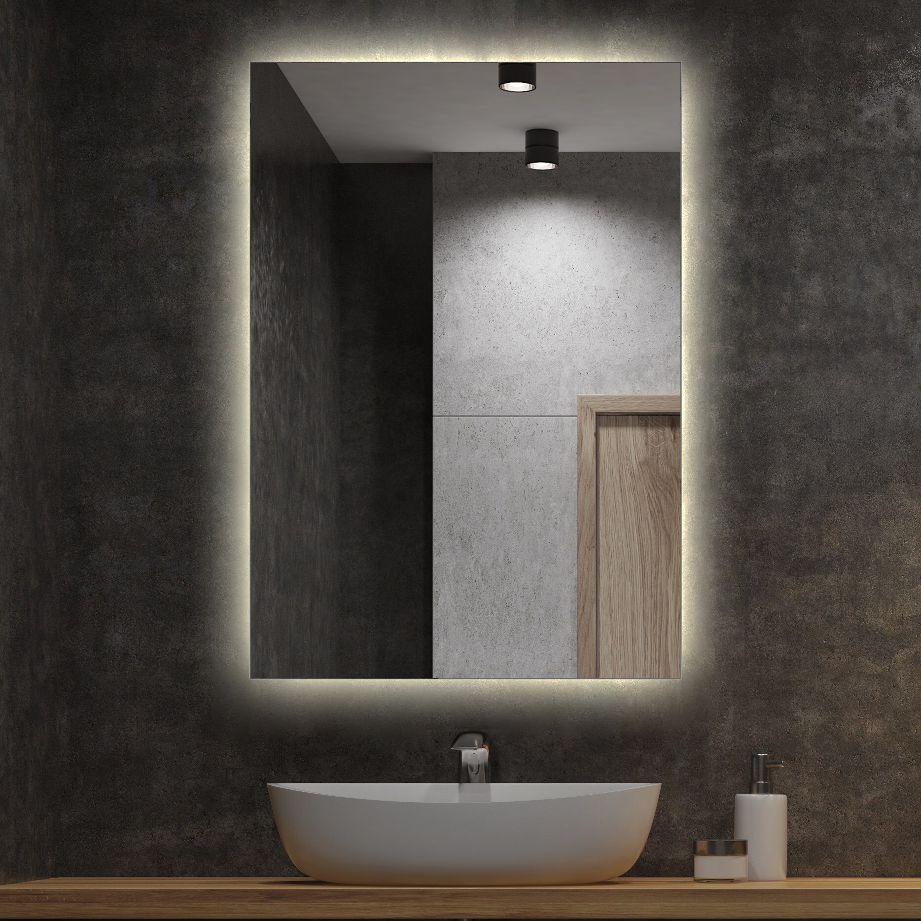 Montaj accesorii baie — oglinda si suport prosop MesterAcasa